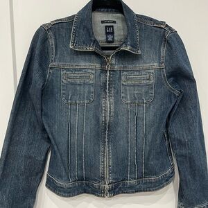 GAP Women's Dark Blue Denim Jacket